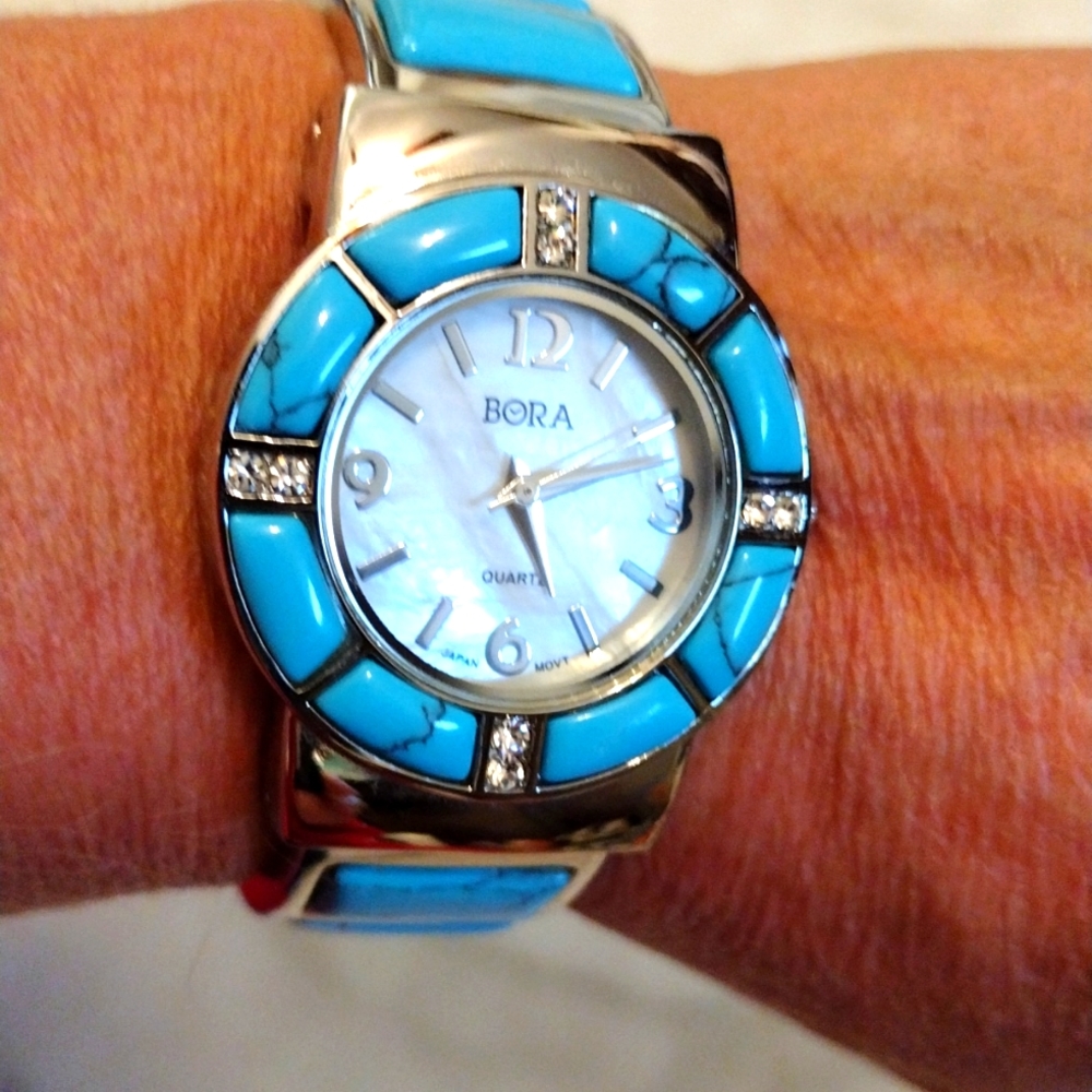 Bora cuff bracelet watch.